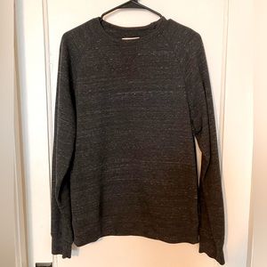 Heathered, dark gray, Old Navy sweatshirt.